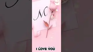 M naam wale ||m alphabet ||m loves WhatsApp status #shorts  #alphabet  #music #valentine  #couple
