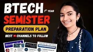 BTECH 1st Year Semister Preparation Plan | 9+ Cgpa