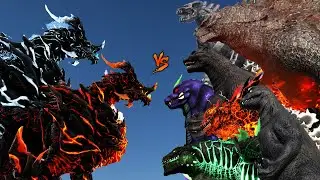 Cryo Goddess & Diablos vs Team Godzilla