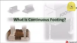 What is Continuous Footing ? || Foundation Engineering