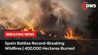 WATCH: Spain Battles 18 Massive Wildfires | 400,000 Hectares Burned in Worst Fire on Record | AL15