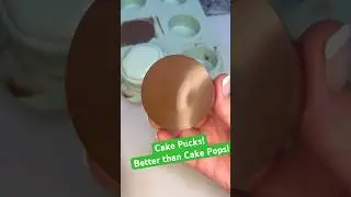 Cake Pucks! Easier than Cake Pops! #cakepucks