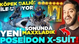 YENİ POSEİDON X-SUİT İ SONUNDA 7 SEVİYE MAXXLADIK! K&Ouml;PEK BALIĞI İLE U&Ccedil;UYOR! MUHTEŞEM! PUBG Mobile