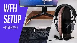 Setup Tour, Grovemade Monitor & Headphone stand + Giveaway!