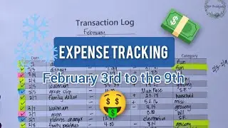 Where did all our money go?!  Track expenses with me from February 3 to February 9