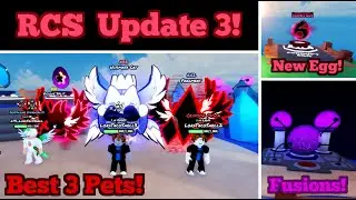 GETTING EVERY NEW PET AND FUSIONS IN UPDATE 3! RNG Combat Simulator New Update