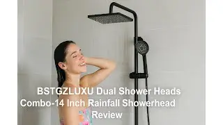 🚿 Обзор душевой лейки BSTGZLUXU Dual Shower Heads Combo-14inch Rainfall 💧