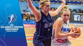 Finland v Great Britain - Full Game - FIBA U20 Women's European Championship Division B 2019
