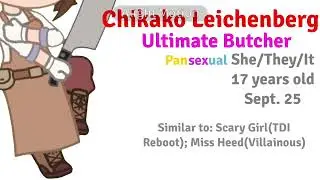 Chikako Leichenberg fangan audition! @Junko_fashion @XxMakiRainxX