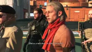 Quiet Heads Out With Boss Cutscene - Crack Shot & Damn Fine Scout (MGSV: The Phantom Pain)