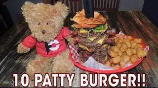 10 Patty Bacon Cheeseburger Challenge in Louisville!!