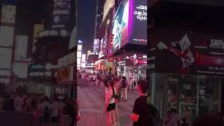 Walking In Times Square New York City #nyc #travel #manhattan #newyork #newyorkcity #timessquare