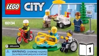 Lego City 60134 Fun in the park - City People Pack Instructions DIY Book 1