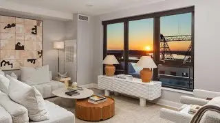 INSIDE INDUSTRIAL ELEGANCE  w ICONIC VIEWS | The Battery, 708 | SERHANT. Tour
