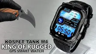 Kospet Tank M4 Review - King of Rugged SmartWatches with GPS & Offline Maps - UNBOXING ASMR