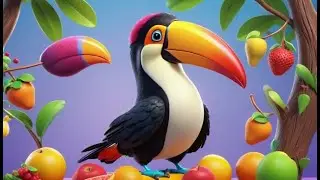 Mischievous Toucan Mixed All the Fruit Colors 🦜 | Nursery Rhymes for Kids & Baby Songs
