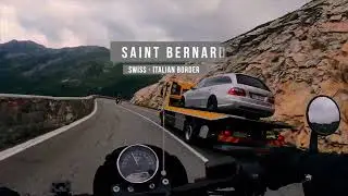 Best motorcycle routes in Europe. Swiss mountain passes - Great st bernard