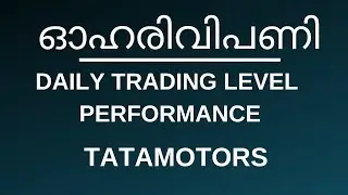 STOCK MARKET DAILY TRADING LEVEL PERFORMANCE  TATAMOTORS