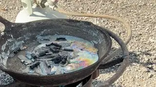 Melting Lead And Making Ingots