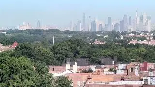 8.23.24 - 1) Friday morning view of Manhattan from 8 miles East, Kew Gardens, NYC