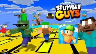 Monster School : Stumble Guys - Minecraft Animation