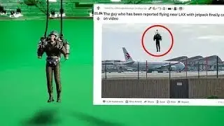 I Fooled the Internet with A FAKE Jetpack At The Airport ...