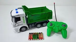 Unboxing RC Dump Trucks, RC Spray Shark, RC School Bus & EV-Santa Claus | ASMR Video