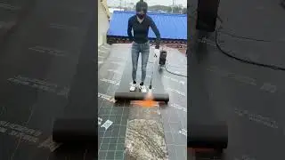 Roof Waterproofing Work: Can a Woman Handle the Blowtorch? How Does She Do?