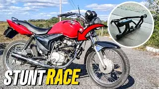 PROTETOR DE TANQUE NA FAN 125 - PROTETOR DE MOTOR FAN 125 - STUNT RACE FAN 125 - STUNT RACE FAN 160