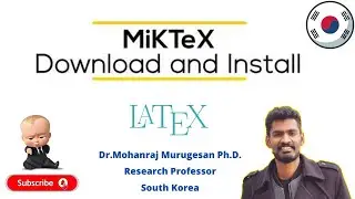 LaTex Tutorial | Beginners | Full Course | MiKTex Download and Install on Windows 10 #miktex #latex