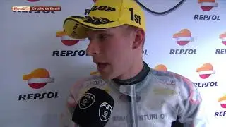 Interview Niki Tuuli winner Race 1 Moto2&trade; European Championship (EN)