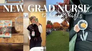 New Grad ER Nurse Vlog: 2 Exhausting 12-Hour Shifts + My Daily Routine Outside the Hospital! 🏥✨