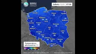 Prognoza Temperatury Odczuwalnej. (ALARO )#imgw    #weather  #pogoda