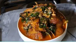 I made a delicious uziza light soup, Nigerian soup recipe