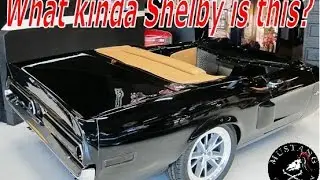 Mystery 1967 Shelby ? Mustang Connection