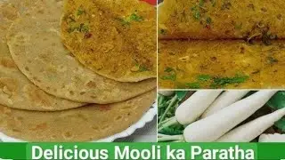 🫓🥬 Perfect Mooli Wala Paratha | Soft & Crispy Secret Tricks 🔥