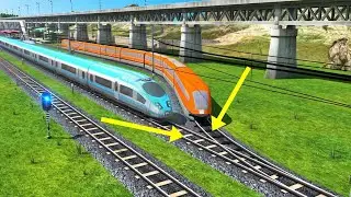 Train Games  Euro Train Racing Game 2017 - Multiplayer - Level 2