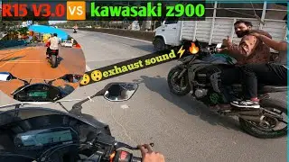 Kawasaki z900 exhaust sound 😲⚡😶&zwj;🌫@TheUK07Rider @prorider1000 @Leki_goswami  