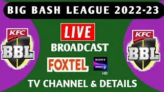 Big Bash League 2022-23 live broadcast TV channel list | BBL 2022-23 live TV channel
