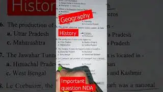History Important question NDA GAT mathematics#gd#god#youtubeshorts#shorts#ssc#upsc#viral#geography