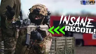 INSANE Bolt MK18 BRSS With Stronger Kick than Tokyo Marui NGRS! (Splatoon Airsoft)