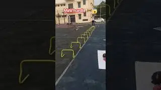 jump 😱 mini hurdle#400mhurdles #viralshort #motivation #400mhurdles #juniorathlete #trendingshorts
