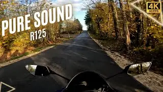 Yamaha YZF R125-2023 [4K60FPS] - PURE SOUND IN FRANCE