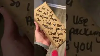 When you run out of wrapping paper #funny #christmas