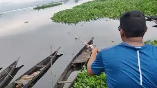 Trying some fishing in deepor beel