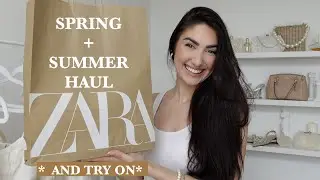 ZARA HAUL & TRY ON! | 2022 Spring and Summer Wardrobe Essentials | Neutrals | Erin Cara