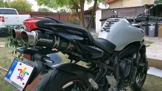 Yamaha FZ6-N s2 with Bodis exhaust