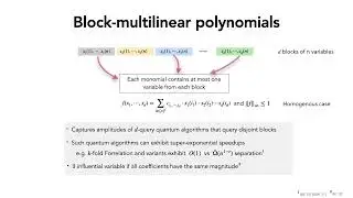 Makrand Sinha: Influence in Completely Bounded Block-multilinear Forms and Classical Simulation...