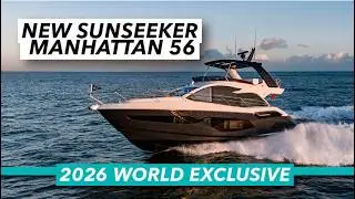 2026 World Exclusive | New Sunseeker Manhattan 56 | Motor Boat & Yachting