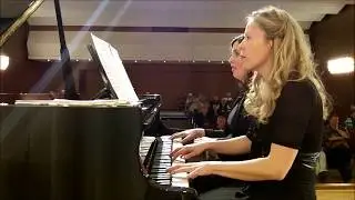 Brazileira D. Milhaud (Scaramouche, III.) Piano four hands - KLAVIERDUO STUTTGART live, piano 4hands